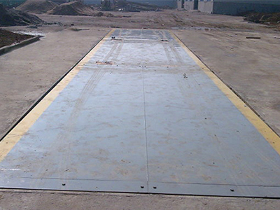 中鐵十七局商合杭項目地磅安裝現(xiàn)場